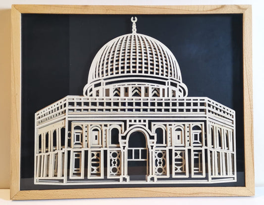 Dome of the Rock | Multilayered Laser Cut File |Wall Art